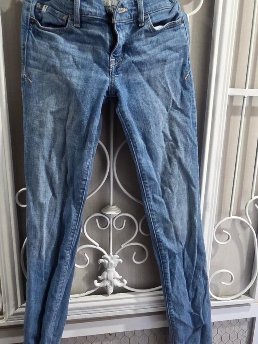 Abercrombie & Fitch blue jeans, Size 14 #denim #highwaisted